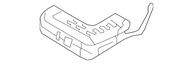 89210-2J000 Деталь SEAT FRAME, RIGHT