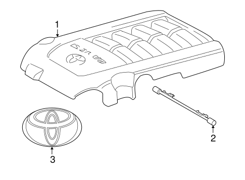 Land Cruiser ENGINE APPEARANCE COVER