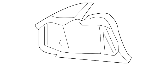15254610 Деталь TAIL LAMP POCKET, LEFT