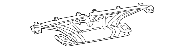 55950-02290 Деталь DEFROSTER NOZZLE