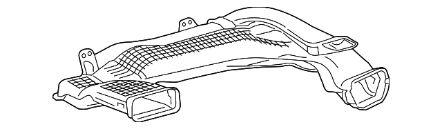 55086-02220 Деталь HEATER DUCT, RIGHT