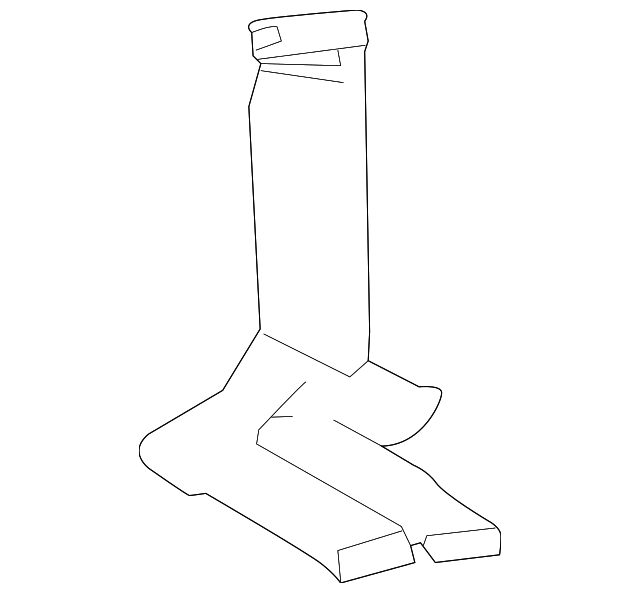 87213-02120 Деталь FLOOR DUCT, LEFT