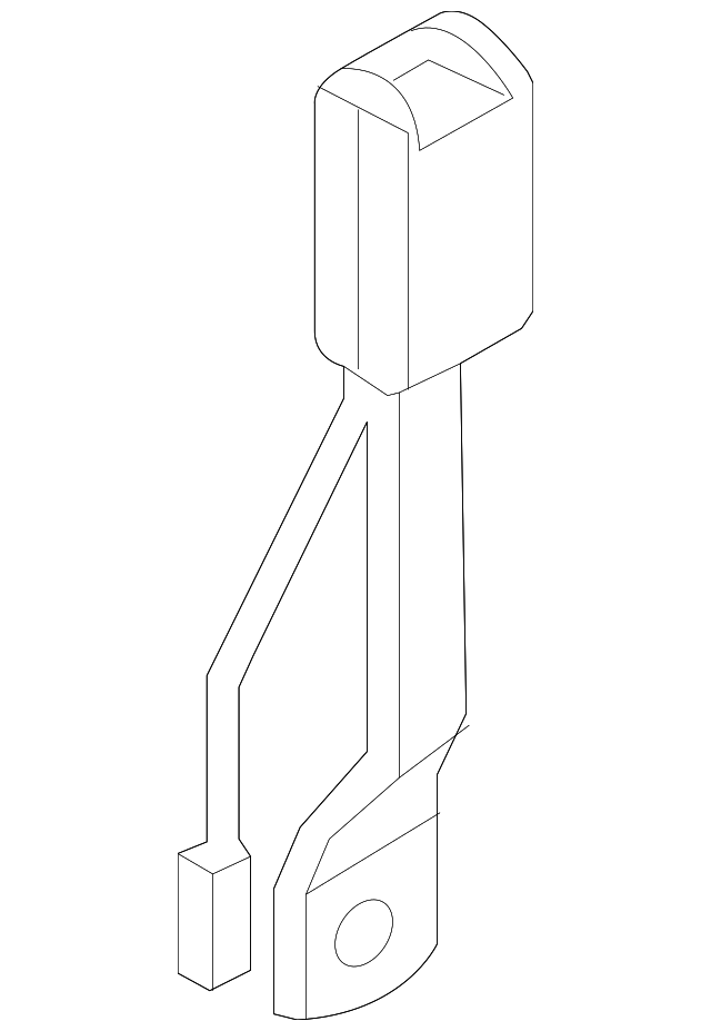 96461043 Деталь BUCKLE END, RIGHT