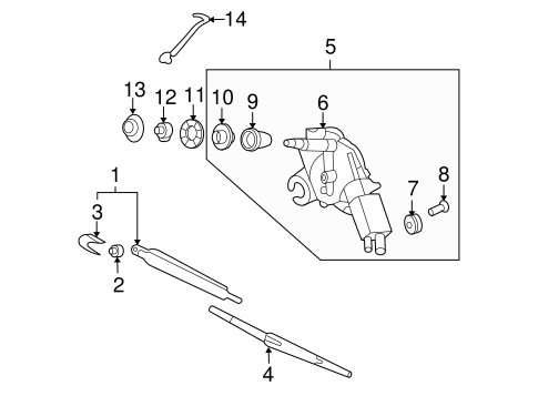 Sedona WIPER & WASHER COMPONENTS