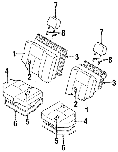 Axiom REAR SEAT COMPONENTS