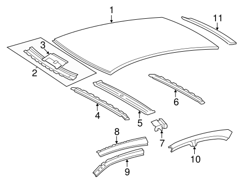 Camry ROOF & COMPONENTS 2