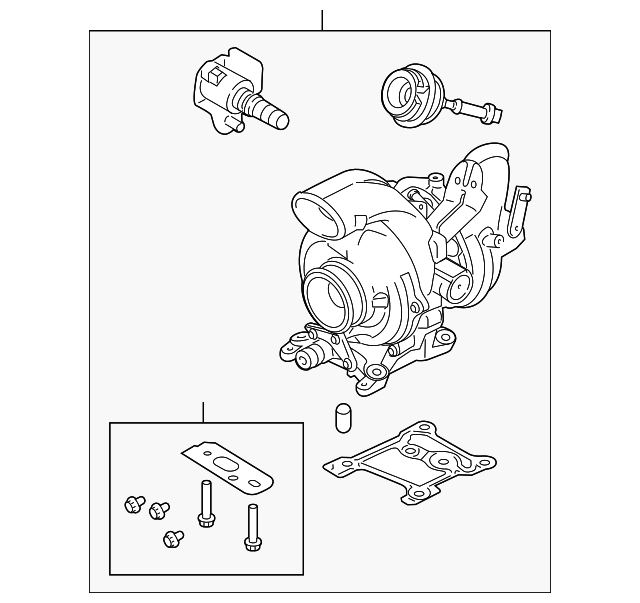 BC3Z-6K682-C Деталь TURBOCHARGER