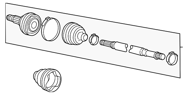 43460-79036 Деталь OUTER JOINT ASSY, RIGHT