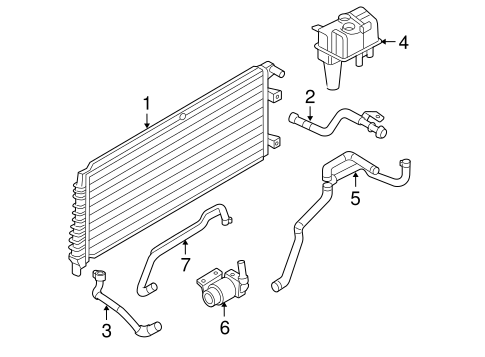 Escape RADIATOR & COMPONENTS 2