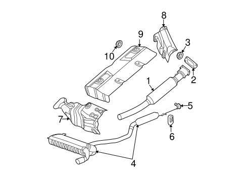 Caliber EXHAUST COMPONENTS