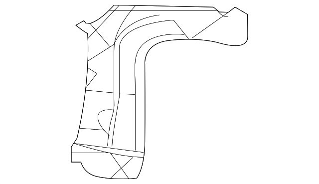 12380428 Деталь UPPER REINF, RIGHT