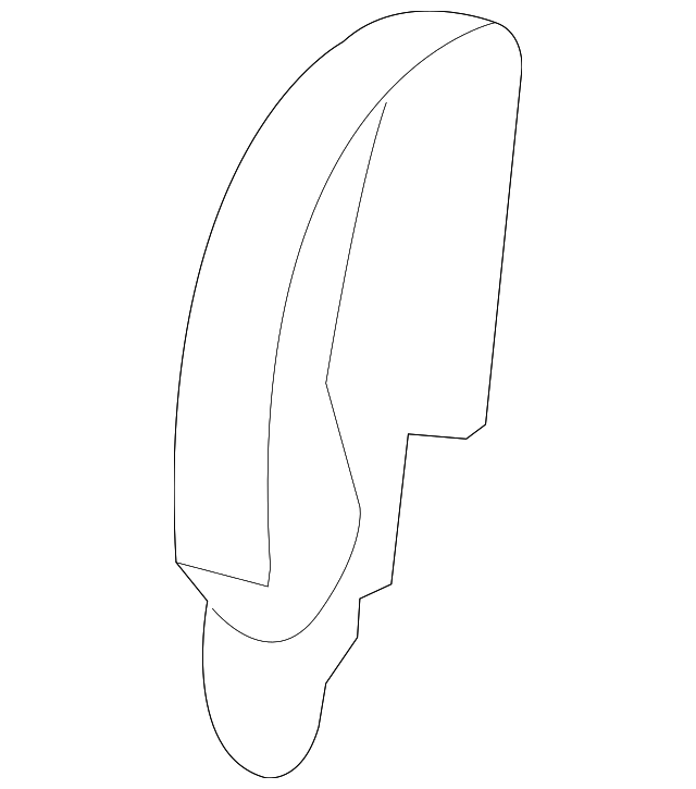 7B0-881-151-A-DE5 Деталь HINGE COVER, LEFT