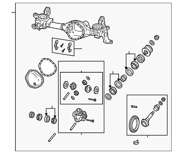 68029469AA AXLE ASSY