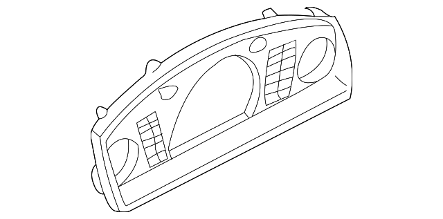 24812-4M770 Деталь GAUGE BEZEL