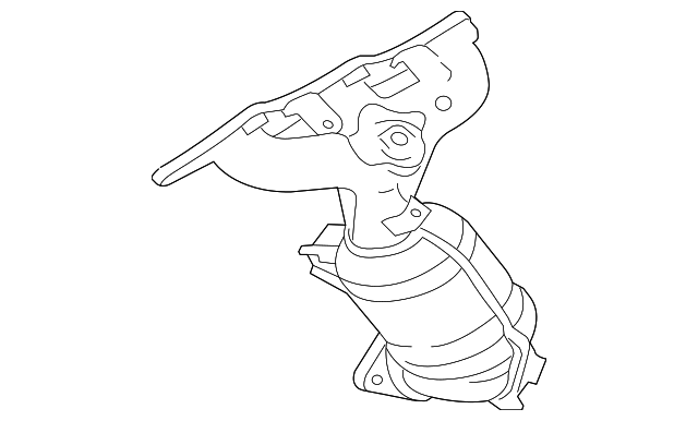 MN156282 Деталь MANIFOLD, LEFT