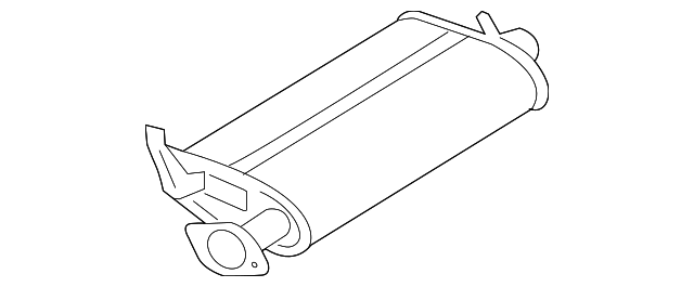1571A368 Деталь MUFFLER & PIPE