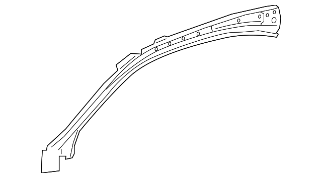 156-630-18-00 Деталь ROOF RAIL, RIGHT