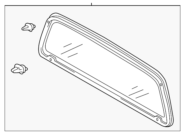 64810-0C061 Деталь BACK GLASS