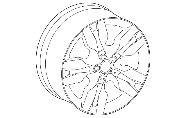 4F0-601-025-AT Деталь WHEEL, ALLOY