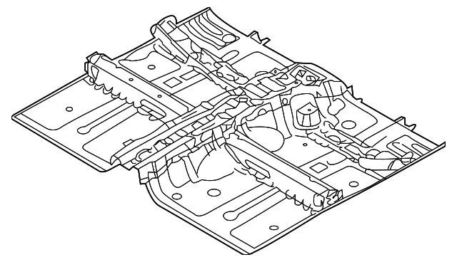 65100-1M010 Деталь FRONT FLOOR PAN