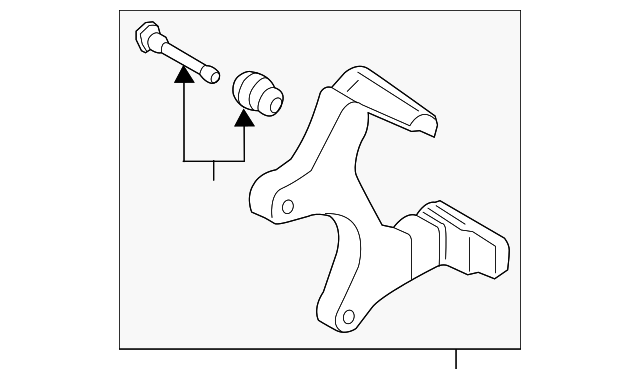 FL3Z-2B511-A Деталь CALIPER SUPPORT, RIGHT