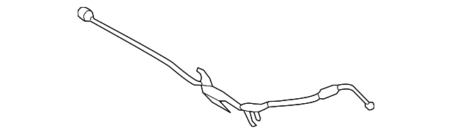 FL3Z-2282-C Деталь BRAKE HOSE, LEFT