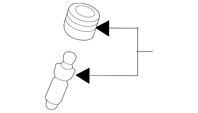 FL3Z-2208-A Деталь CALIPER BLEEDER SCREW, LEFT