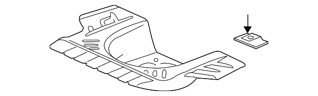 25883364 Деталь REAR FLOOR PAN