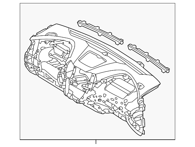 84710-4Z000-NBC Деталь INSTRUMENT PANEL