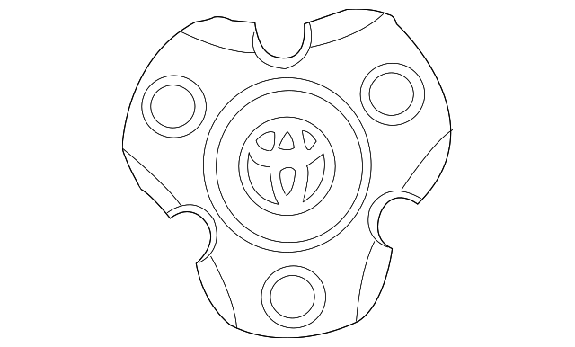 42603-04090 CENTER CAP