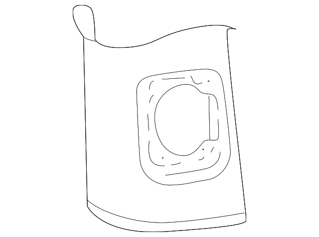15178816 Деталь UPPER TRIM PANEL, LEFT