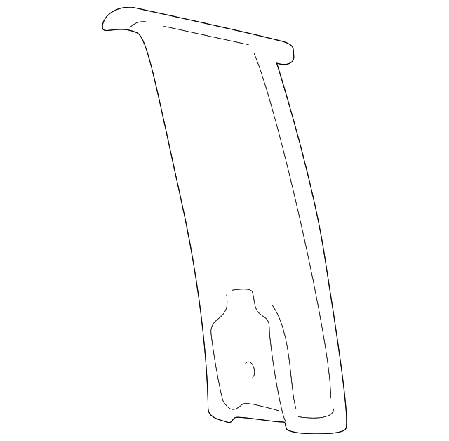 15020745 Деталь UPPER TRIM PANEL, LEFT