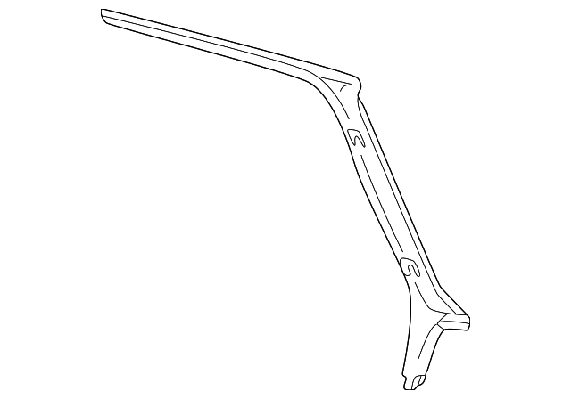 15199010 Деталь WNDSHLD PLR TRIM, LEFT