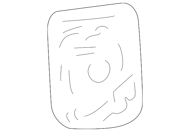 15984145 Деталь SPEAKER COVER, LEFT