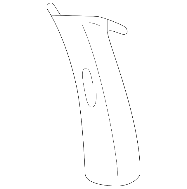 15187047 Деталь PILLAR TRIM, LEFT