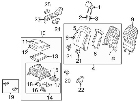 Optima PASSENGER SEAT COMPONENTS 4