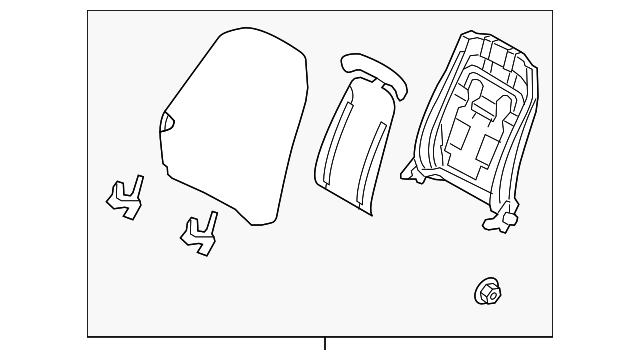 88400-4C590AWC SEAT BACK ASSY