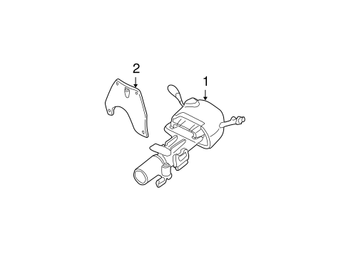 DeVille STEERING COLUMN ASSEMBLY