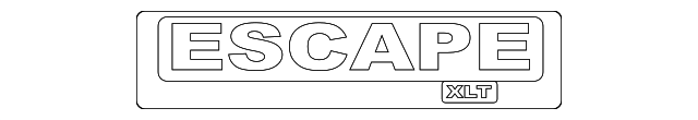 8L8Z-7842528-A Деталь NAMEPLATE