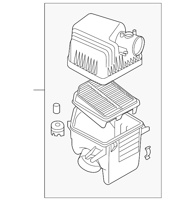 1370079K00 AIR CLEANER ASSY