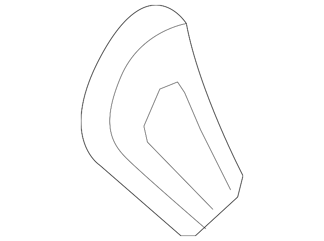 54723-T0A-A91ZD Деталь COVER, SELECT KNOB *NH869L* (GRAND BONHE