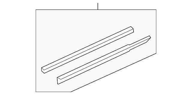 83752-SZA-A21ZA Деталь FLANGE ASSY., L. WEATHERSTRIP *NH167L* (