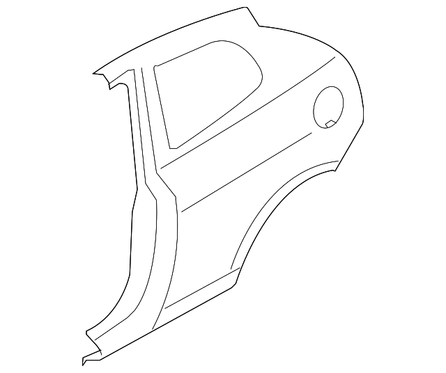 71504-1EC60 OUTER PANEL, RIGHT