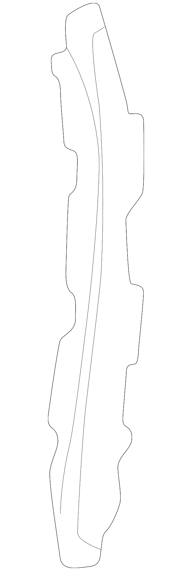 61739-08010 Деталь LOWER REINF, LEFT
