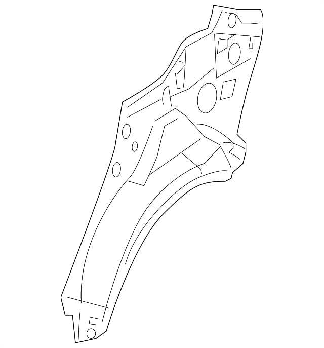 6371185Z00 Деталь OUTER WHEELHOUSE, LEFT