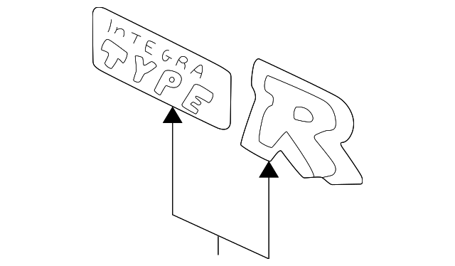 75717-ST7-Z01ZA Деталь STICKER, RR. (TYPE03) (TYPE R)