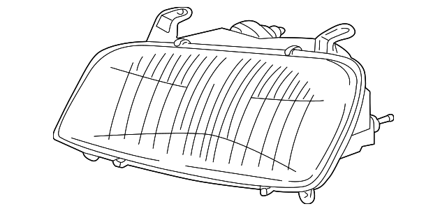 81105-42060 Деталь LENS & HOUSING, RIGHT