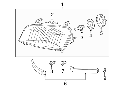 RAV4 BULBS - CHASSIS