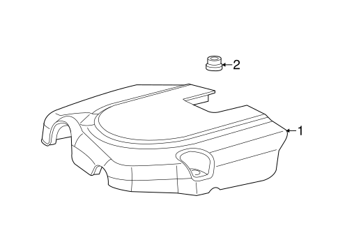 Routan ENGINE APPEARANCE COVER