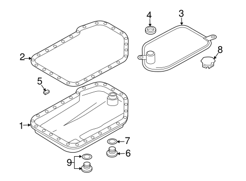 A6 TRANSAXLE PARTS